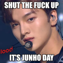 #JUNHO: birthday b!tch